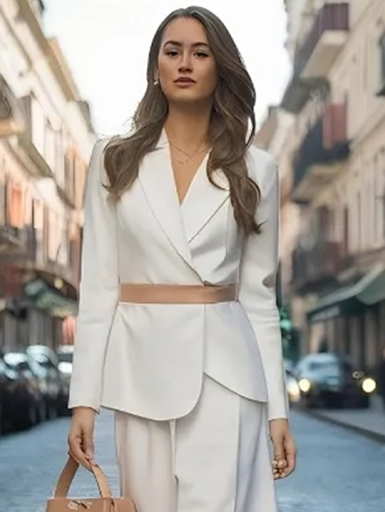 Ivory Power Suit-Thumb