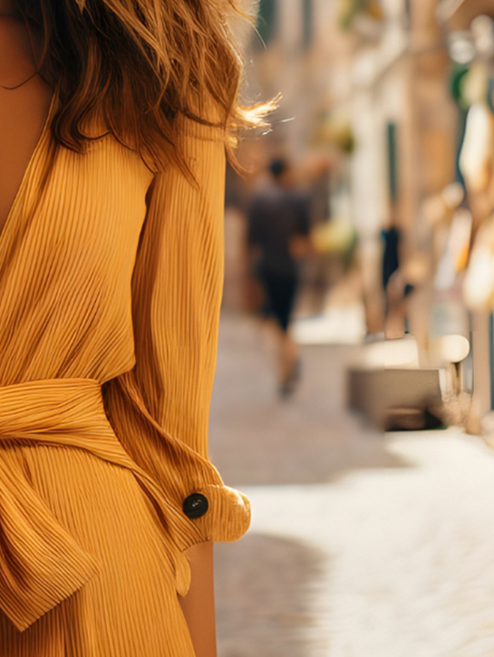 Amber Pleated Maxi-thumb