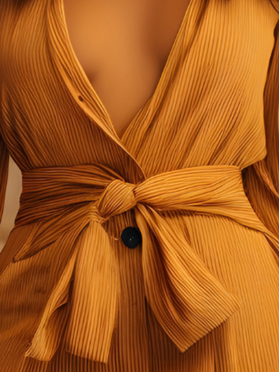 Amber Pleated Maxi-thumb